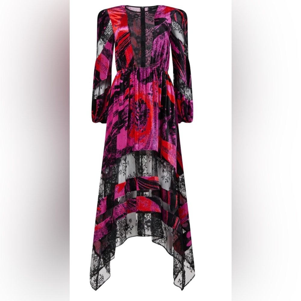 BCBG Cecilia Lace Detail Dress